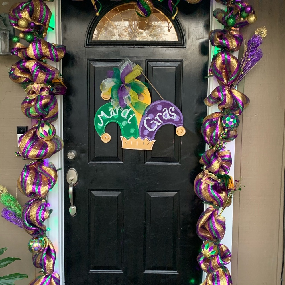 Mardi Gras Garland
